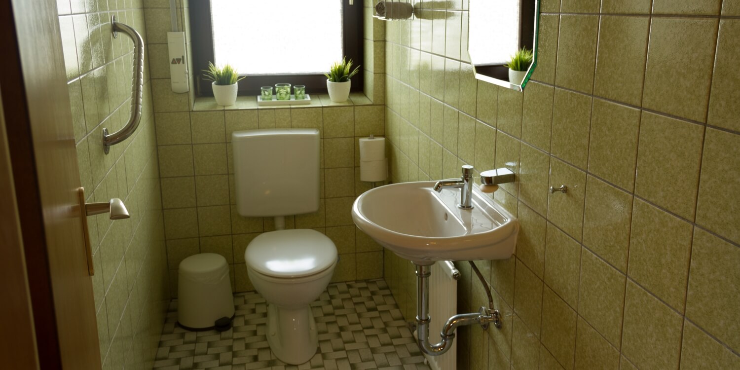 WC WC Ferienwohnung Apartment Muggensturm